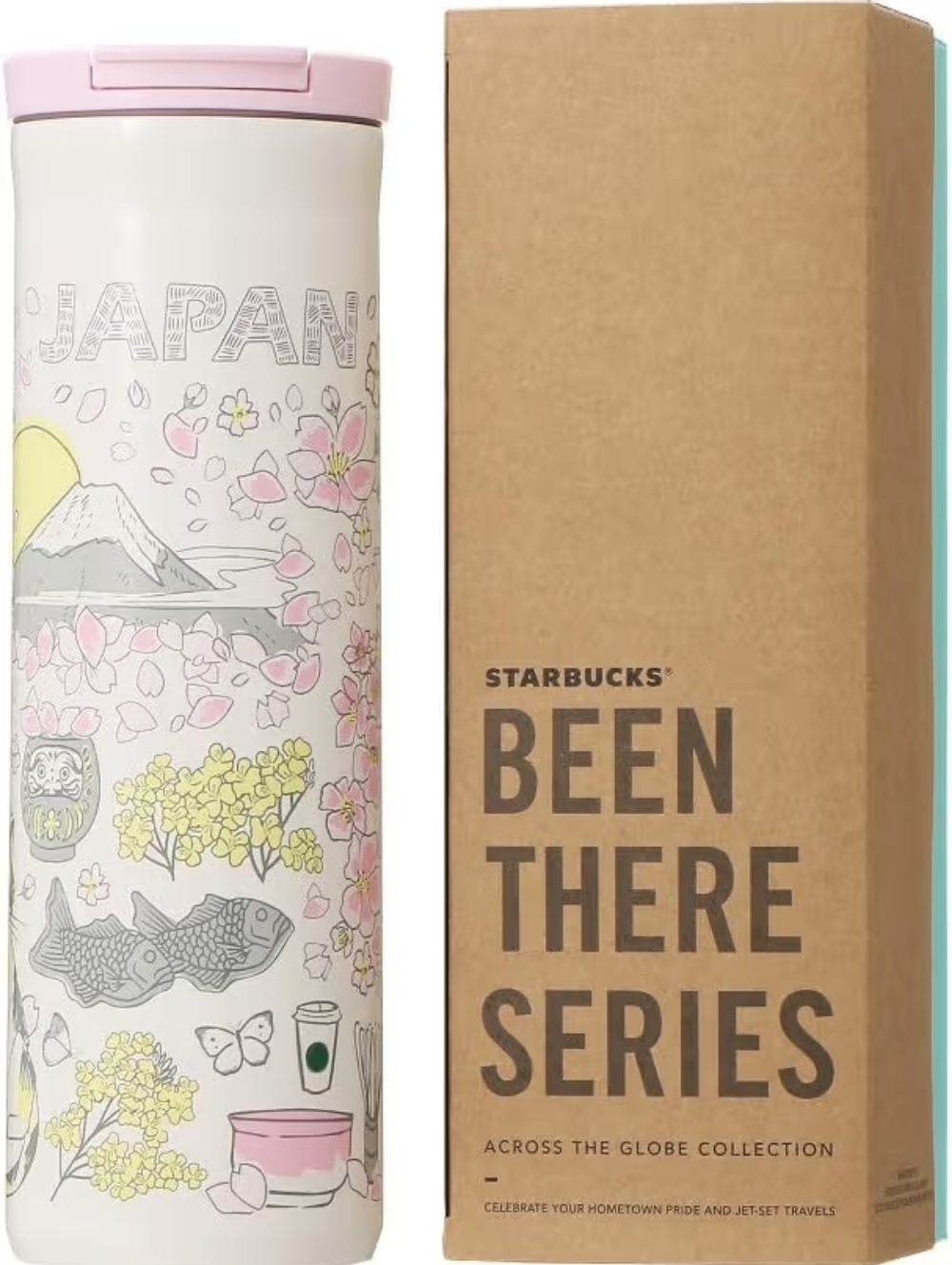 Limited Edition Starbucks Tumbler Been There Series Stainless Steel Japan SPRING